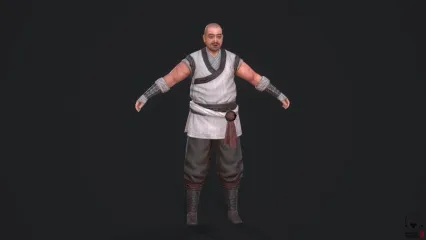 南仁寺武僧  3d角色模型