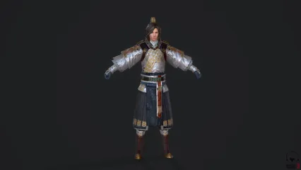 御前带刀侍卫 3d角色模型