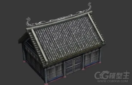 道观偏殿模型