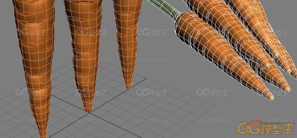 14种精品蔬菜C4D模型3D工程文件素材包-3