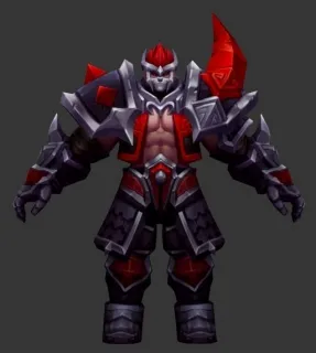 王者荣耀 典韦黄金武士 穷奇狂战士的FBX模型
