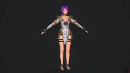冷月杀手 3d角色模型
