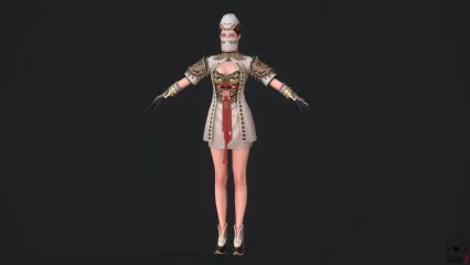 波斯色格利尔夫人  3d角色模型