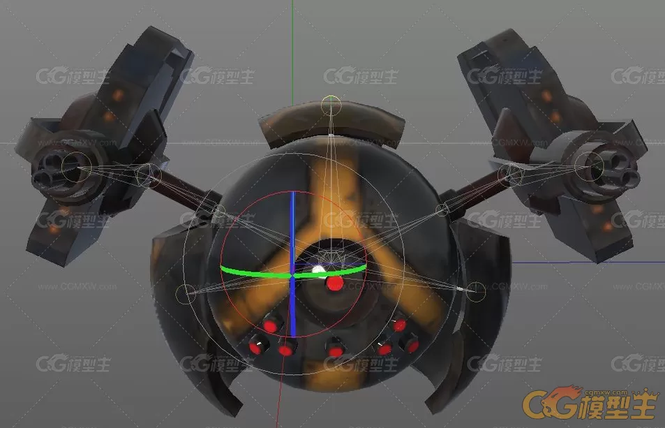 次世代科幻飞行器3D模型-2