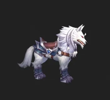 白毛赤狐坐骑 3d角色模型