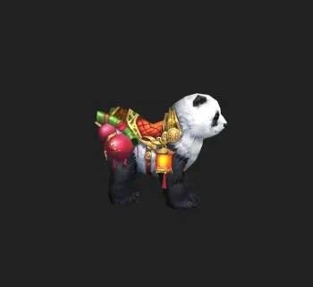 熊猫坐骑 3d角色模型