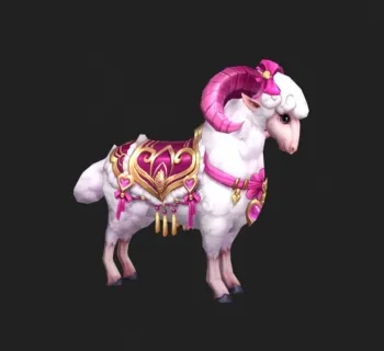 山羊坐骑 3d角色模型
