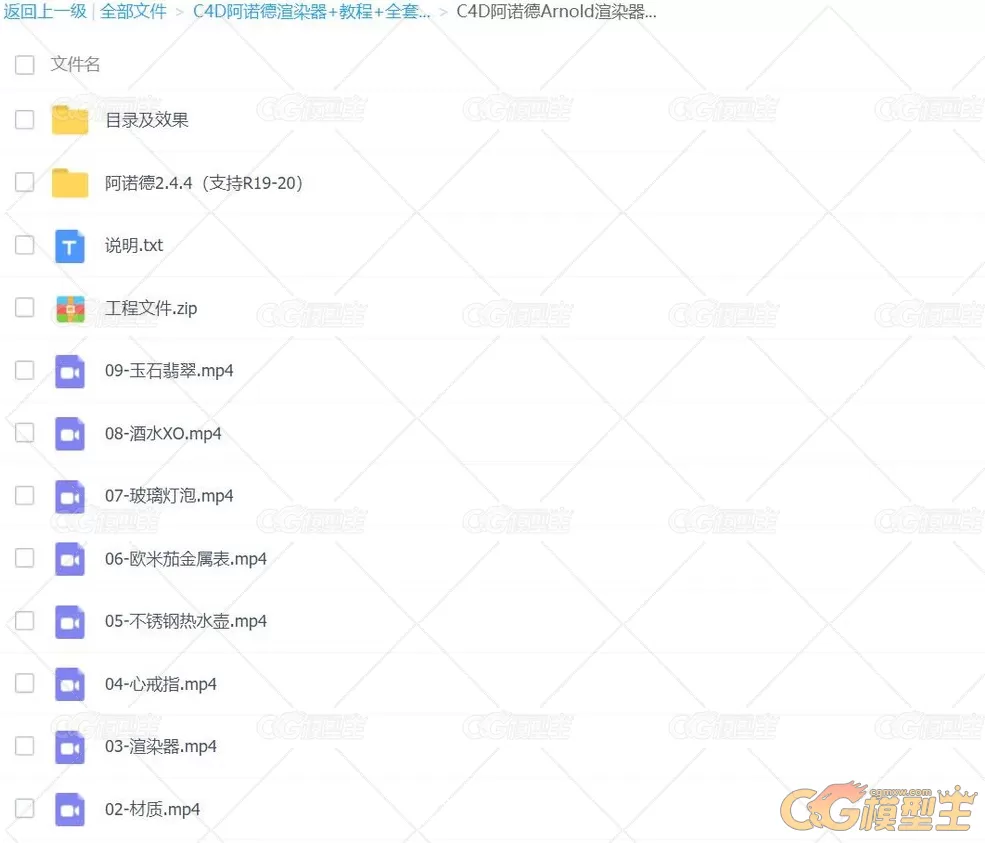 C4D阿诺德渲染器+教程+全套预设-4