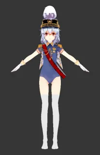 仙女味小可爱娘化袁世凯3DMax模型