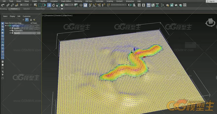 3dmax教程视频 Max样条线工具使用的三维教程-4