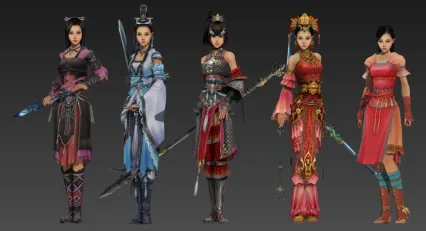 古装美女5个