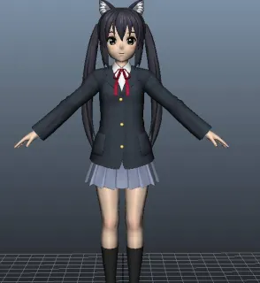 二次元女孩模型