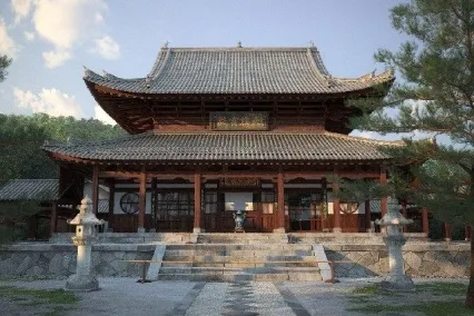 佛教古建筑模型