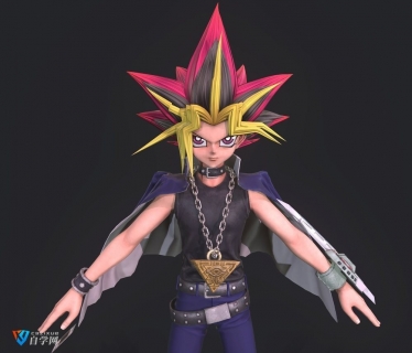 游戏王尤吉卡通角色Jump Force - Yugi Muto模型