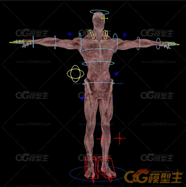 精品怪物maya模型 带绑定-1