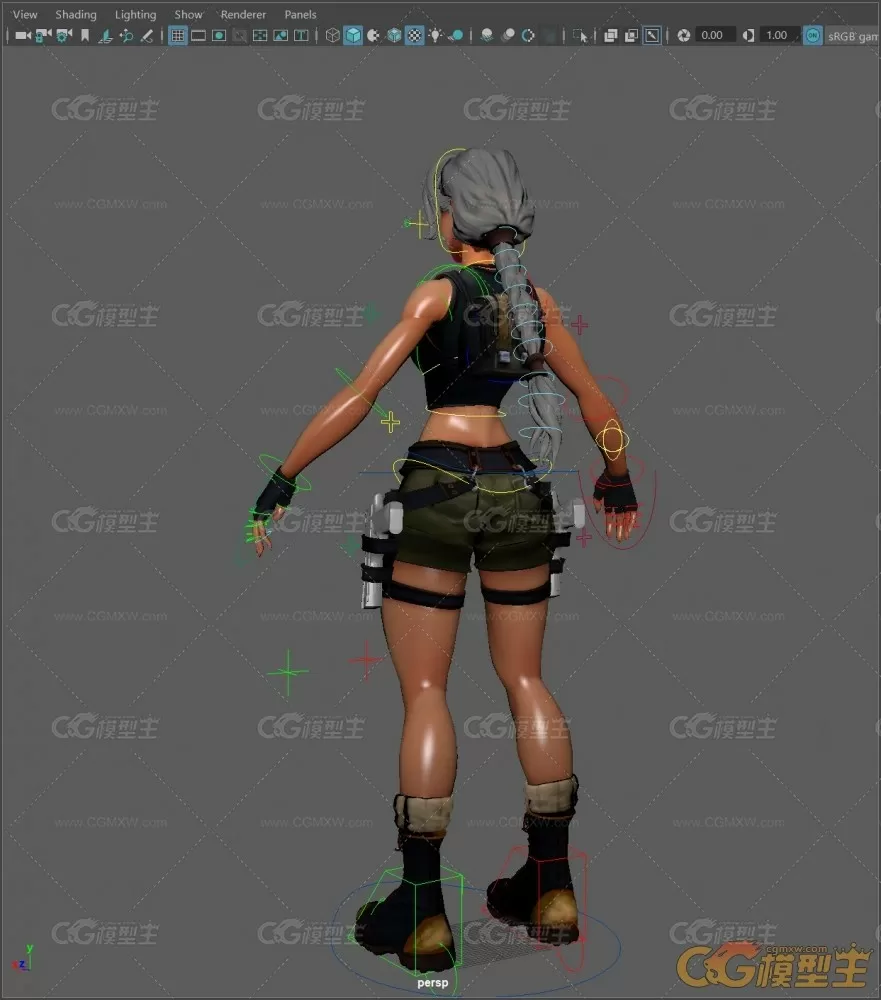 Angel of Darkness Lara Croft full rigged and textured-3