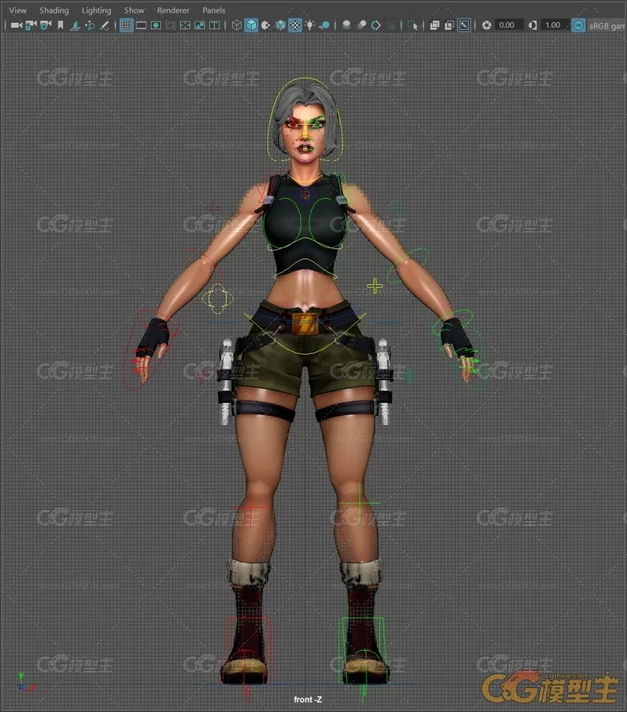 Angel of Darkness Lara Croft full rigged and textured-4