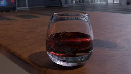 精美浮雕玻璃杯