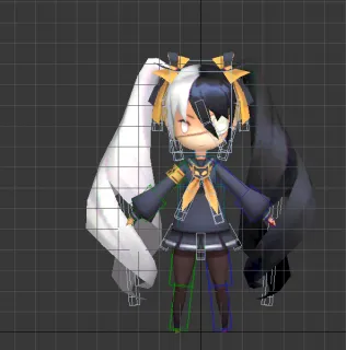 q版小萝莉3D模型
