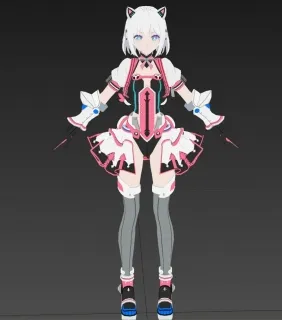 猫耳娘模型