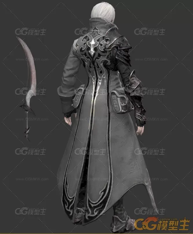 男刺客3D角色模型带全套动作-2