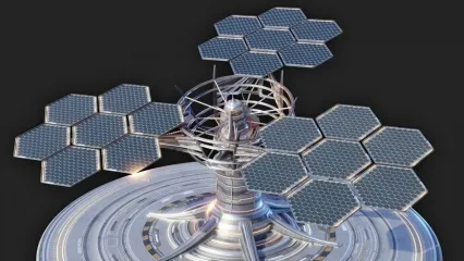PBR 高品质 科幻 太阳能板 太空站 未来 写实 太空建筑
