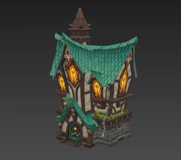 魔法屋3D模型
