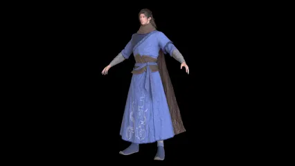武侠人物、男人、古代男人、侠客【带绑定】
