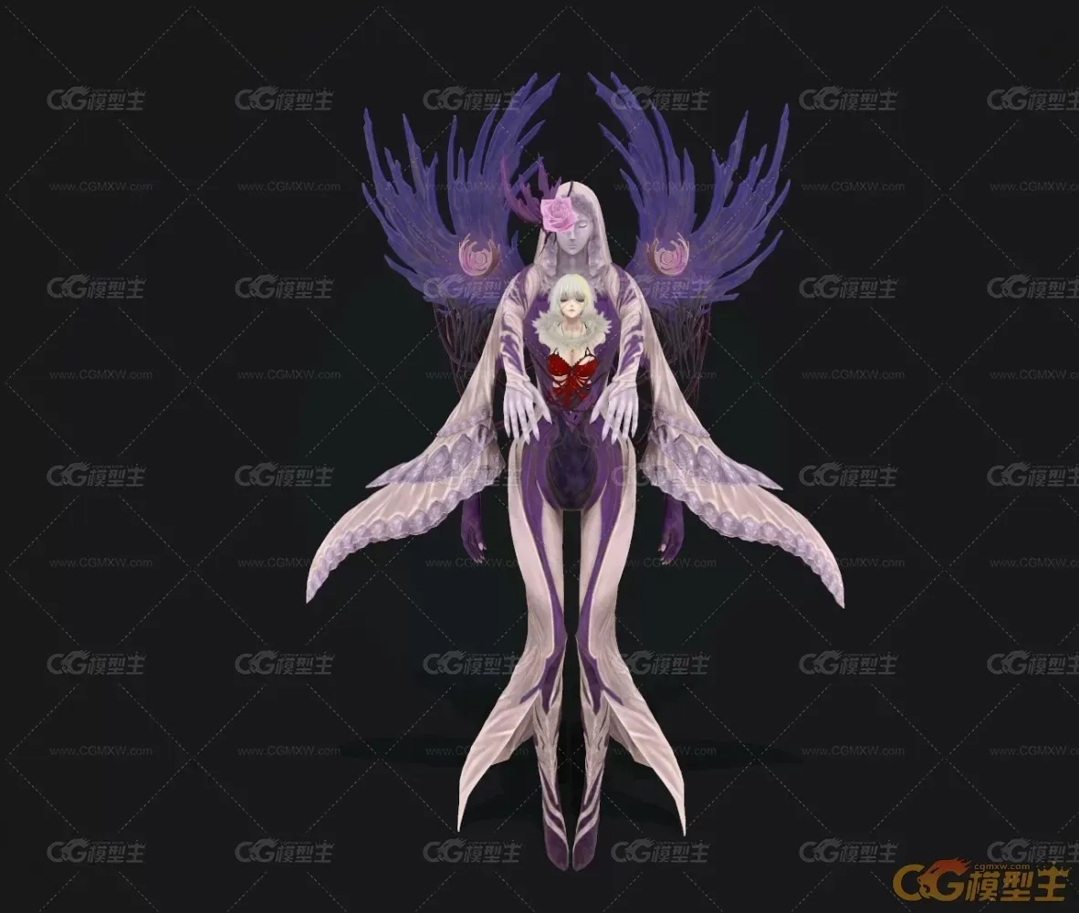 嗜血代码 Successor of the Throat模型，有FBX MAX 带T-pose 全贴图-1