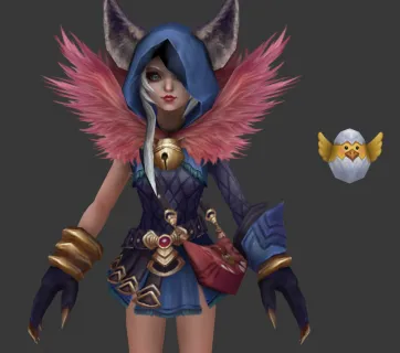 戴叮当的兽耳少女3D模型