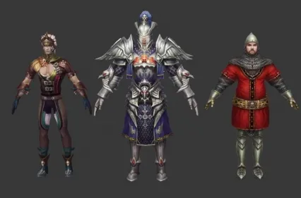 NPC游戏人物角色3D模型集合
