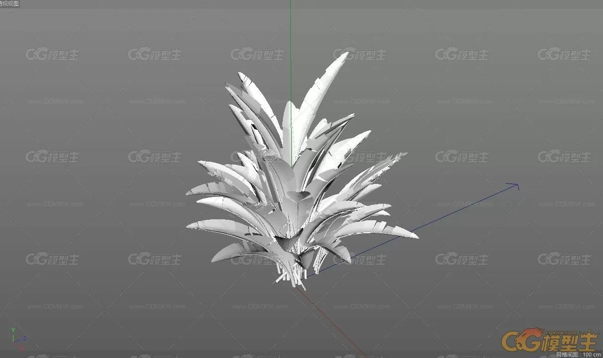 【3D模型】绿化观赏植物-1