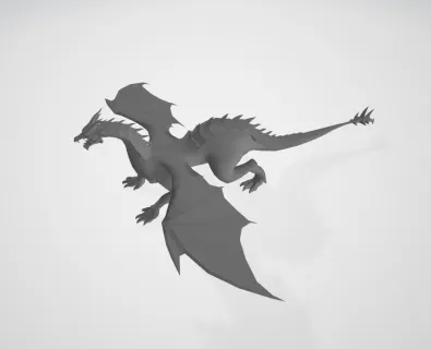 【3D模型】冰与火之歌黑龙