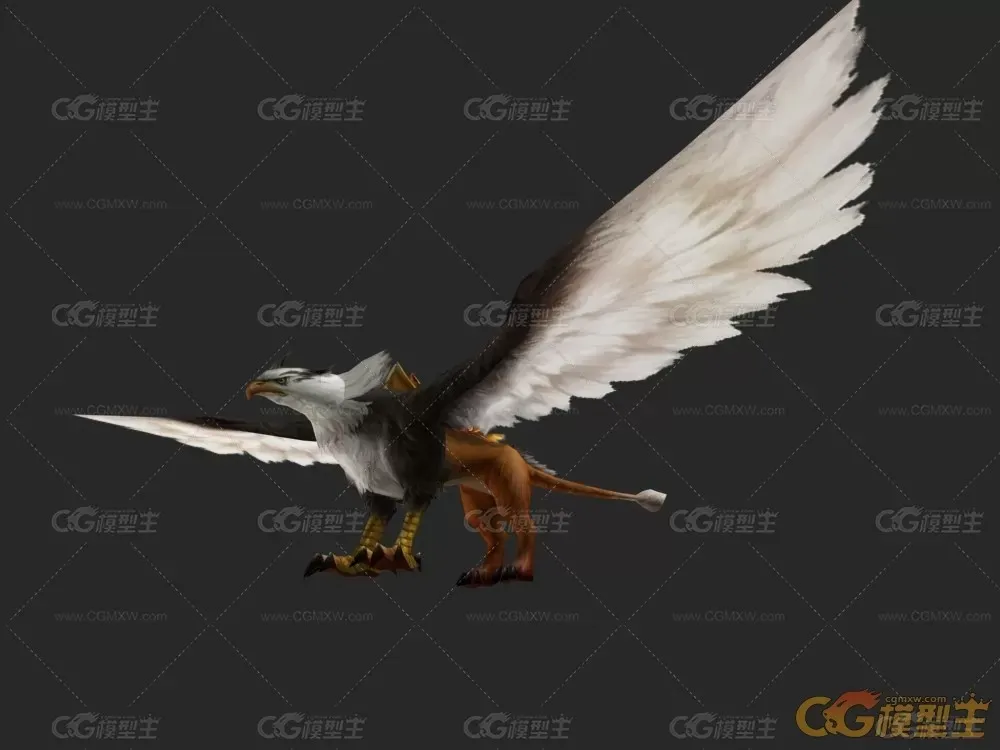 狮鹫坐骑3D模型-2