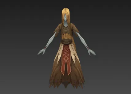 女巫3D模型下载