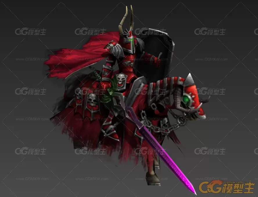 恶灵骑士3D模型-1