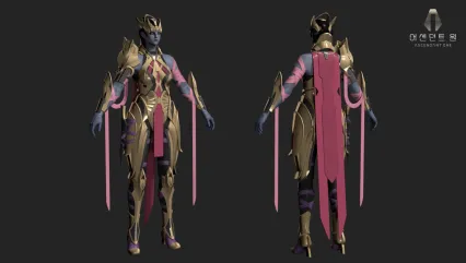 运星一号 女角色 3DMAX模型 内含FBX格式