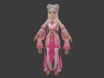 七秀萝莉3D模型