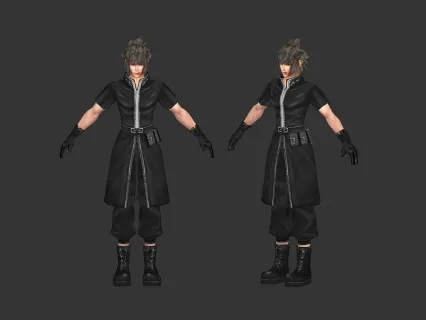 最终幻想我们霸气的男主角3d模型