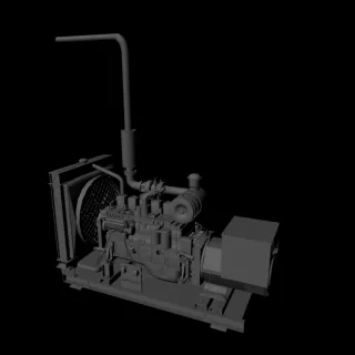 工业机械3d模型 无材质贴图