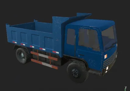货车3D模型 卡车模型