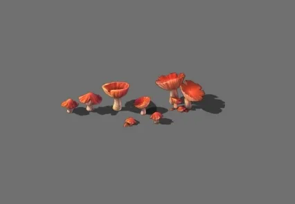 蘑菇3D模型