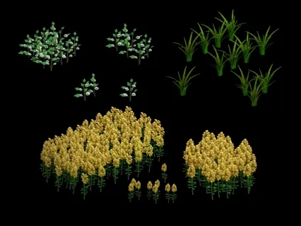 一些花草植物模型