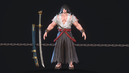 男武士3d模型