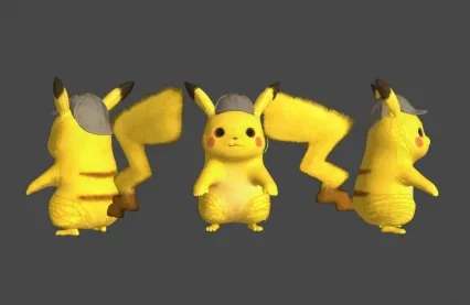 大侦探 皮卡丘3D模型