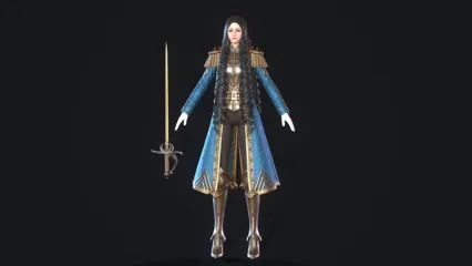 女剑客3D模型