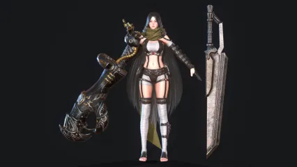 次世代女刀客模型