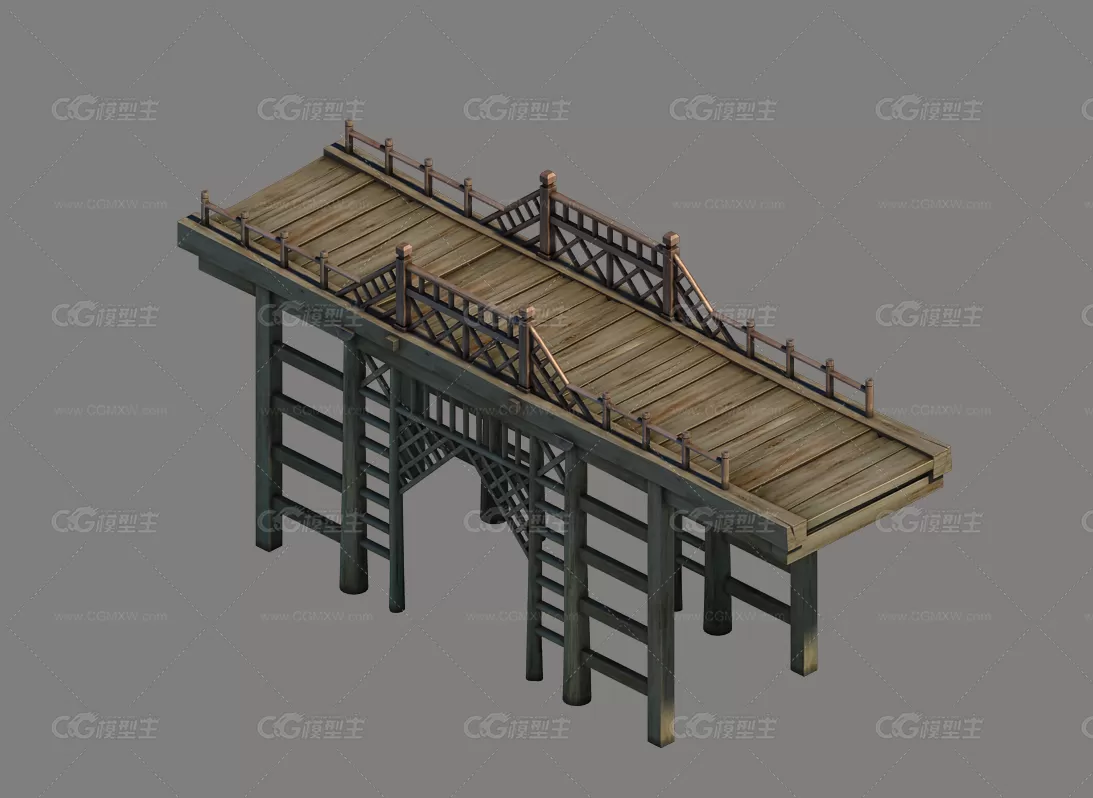 古代木桥模型-1