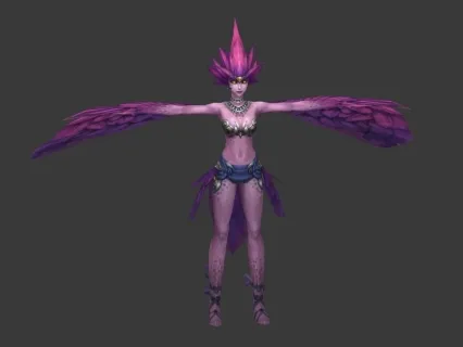 鸟人3d模型下载
