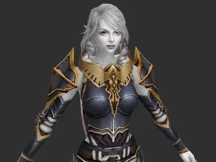 aion魔族女3d模型下载